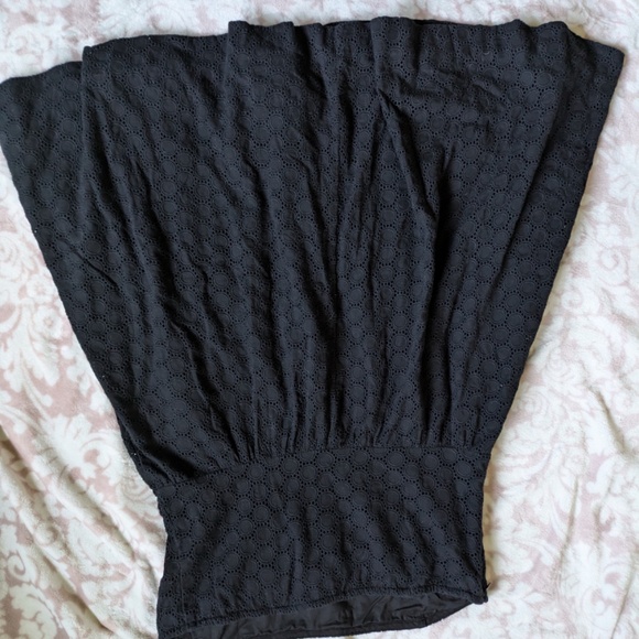 Garnet Hill Black Eyelet Dress - Picture 5 of 13